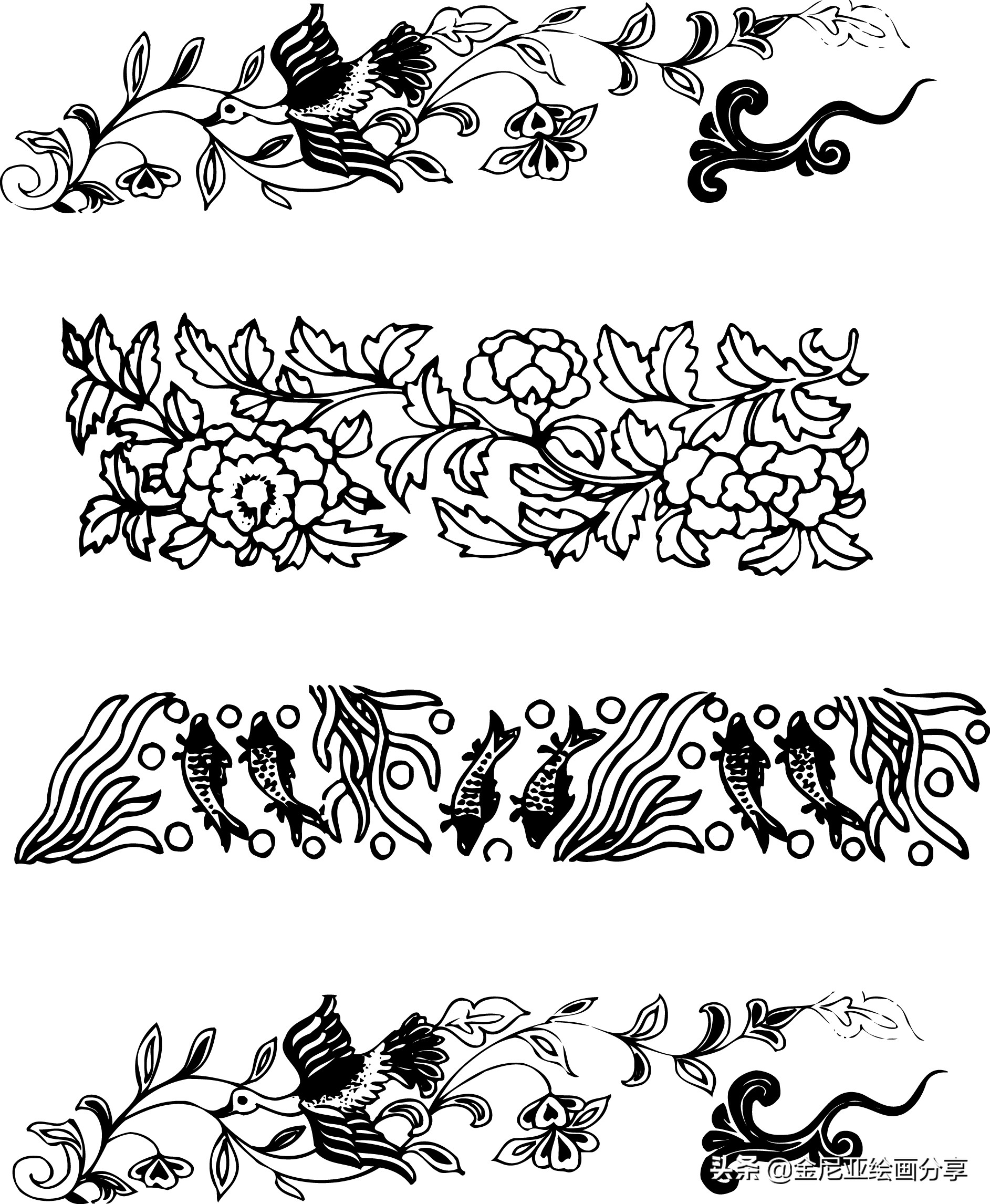 广告设计 装饰图案 元素 底纹 背景底纹 花纹 花边 古典图案 古代祥云