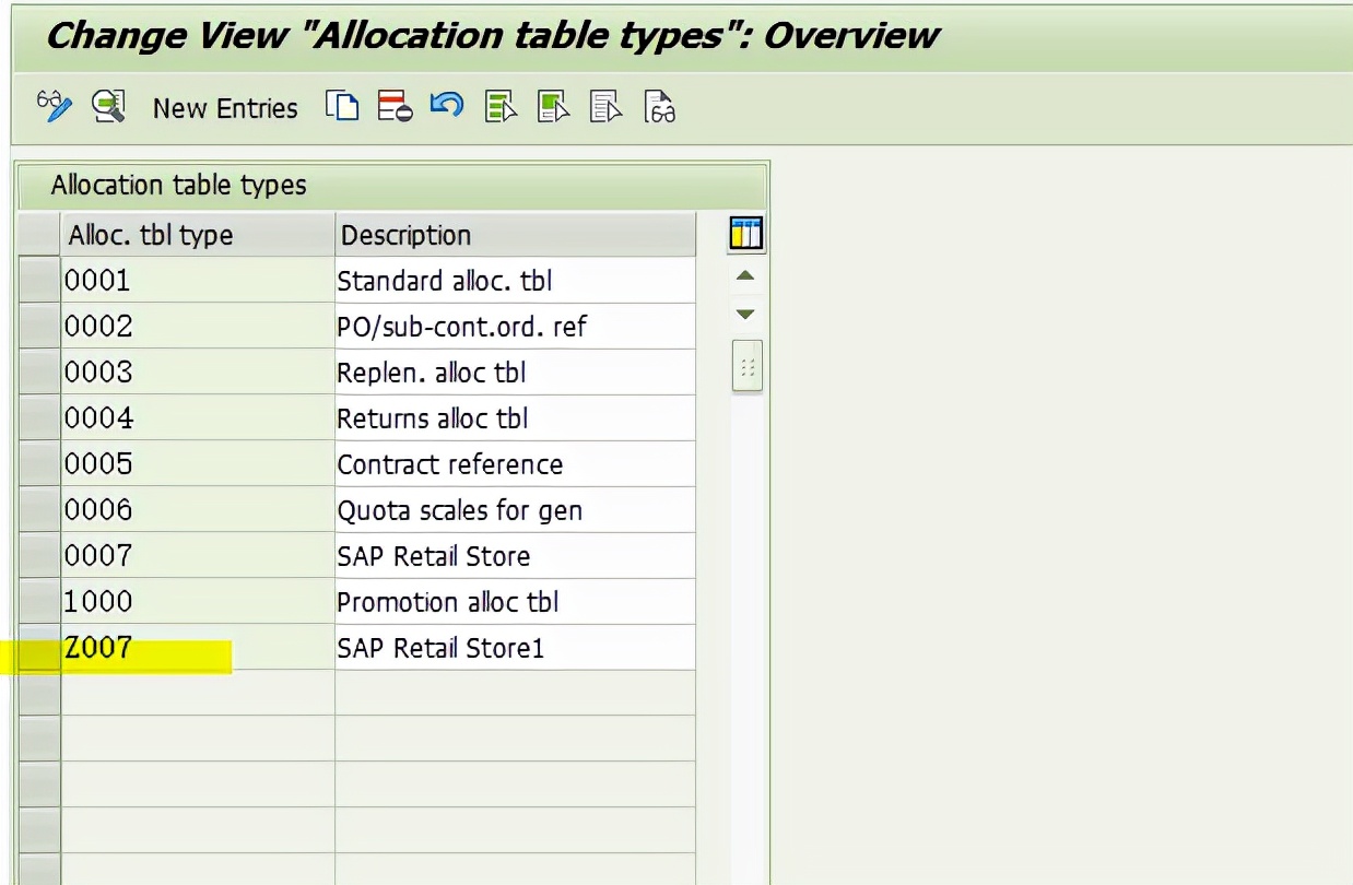 SAP RETAIL 分配表功能的使用