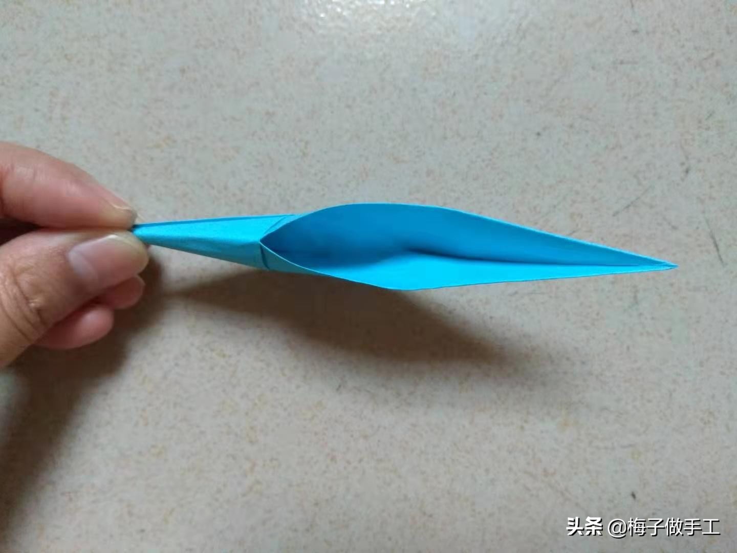 儿童手工折纸：套在手指上的龙爪子怎么折？给宝宝做个折纸玩具