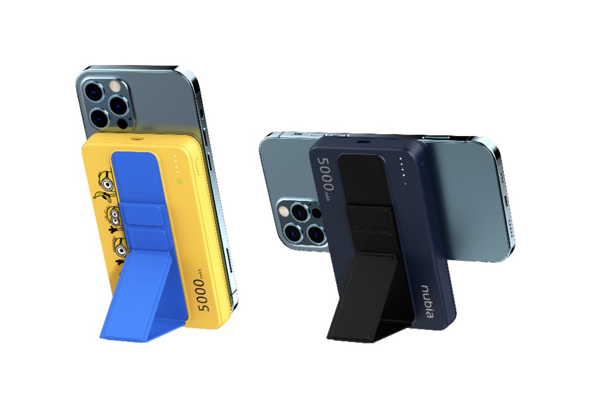 努比亚推出小黄人磁吸充电宝，支持iPhone13 MagSafe磁吸系统