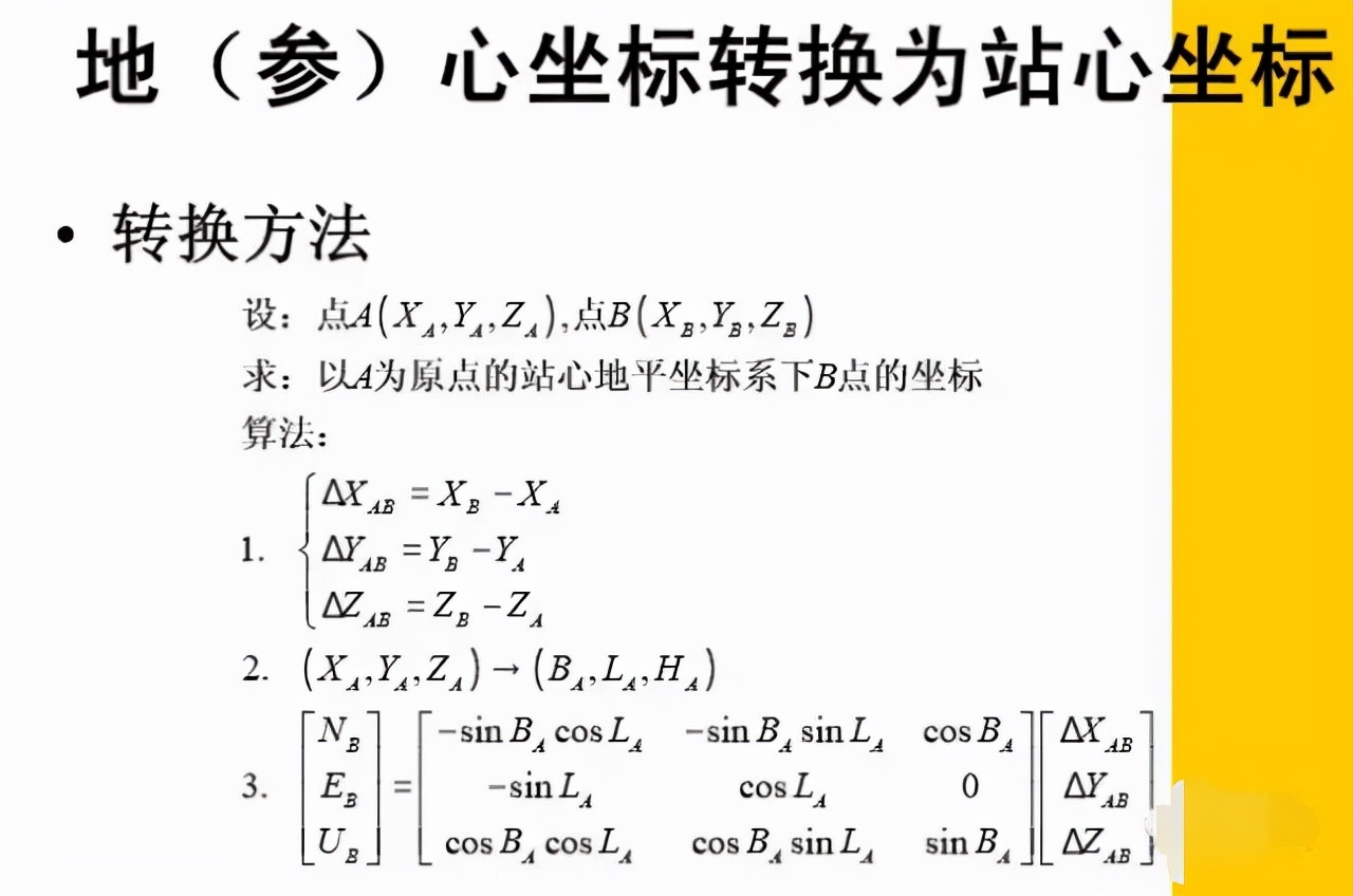 收藏丨你一定要知道的坐標(biāo)轉(zhuǎn)換計算方法
