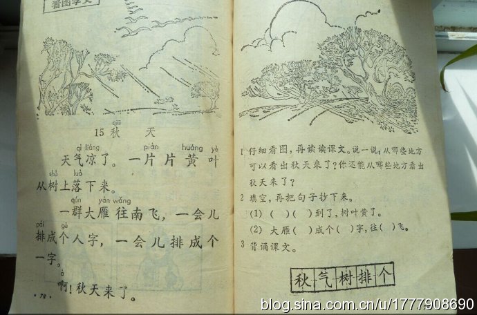 80后一代人的求学记忆：1987-1988年人教版五年制小学语文全集