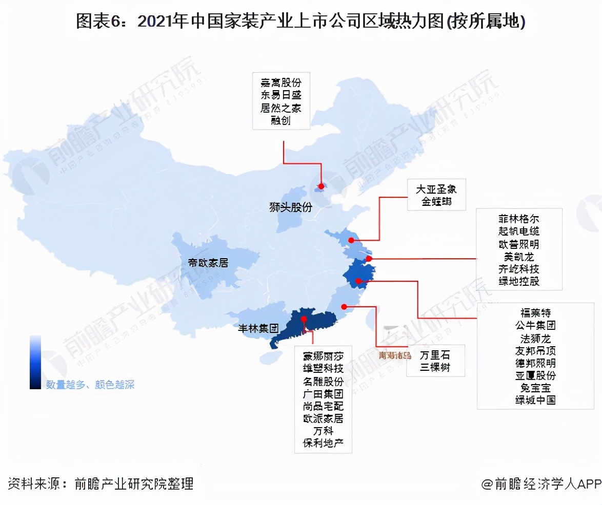 「最全」2021年中国家装行业上市公司全方位对比(附业务布局汇总)