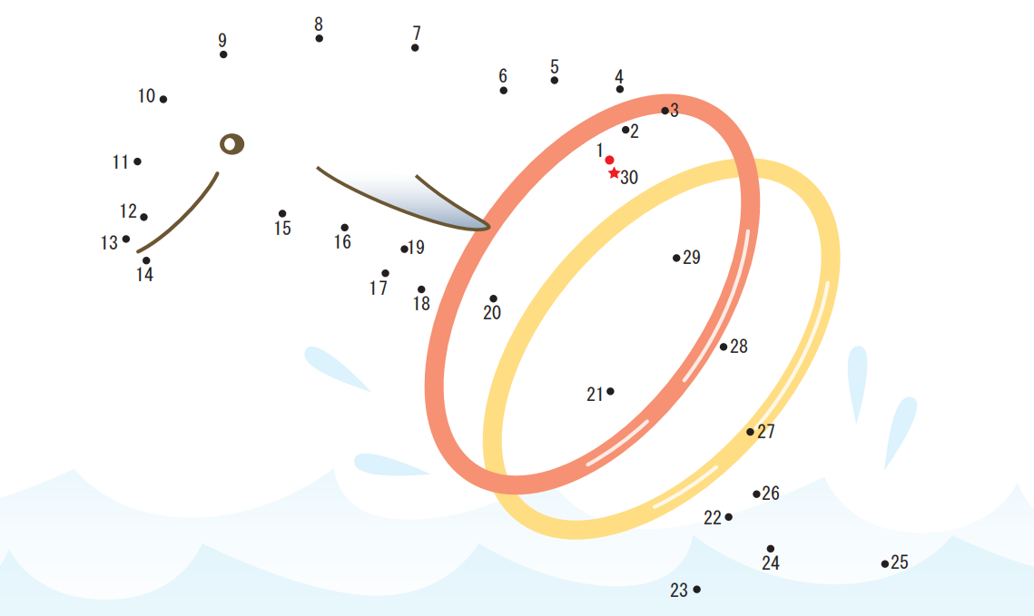 62张数字连线图,孩子连一连画一画,轻松学会1-100(可打印)