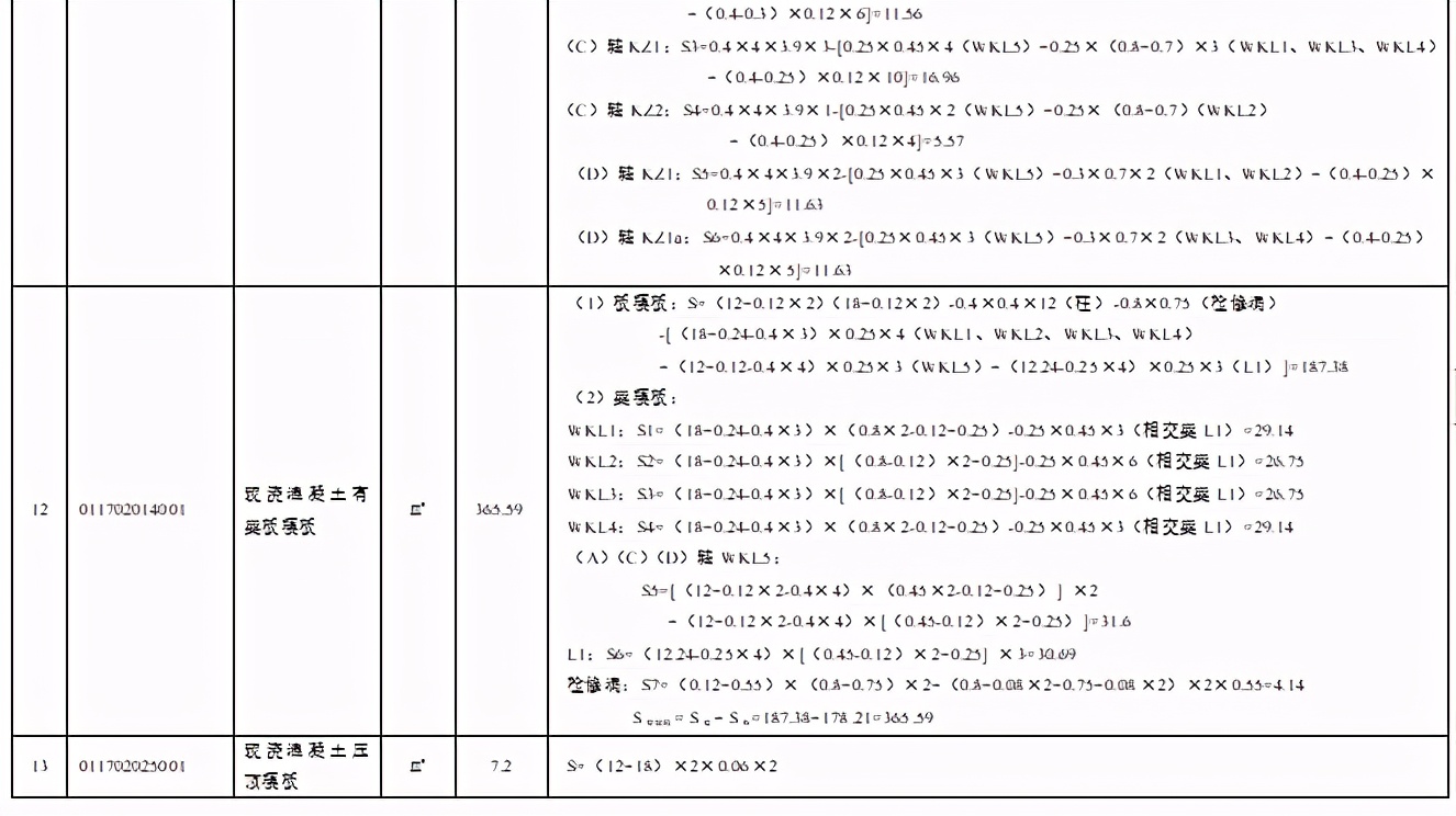 某办公楼工程量清单编制实例