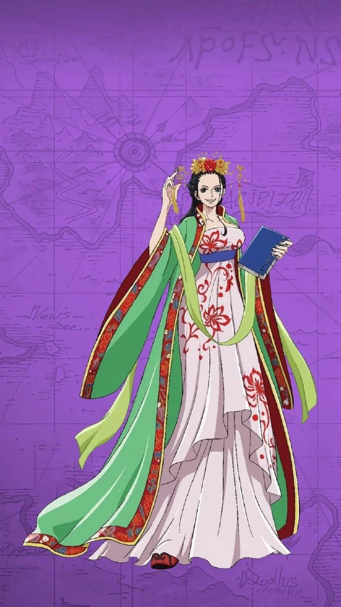 海贼王唐装系列,罗宾完美演绎唐朝美女,还有弗兰奇的虎纹诱惑