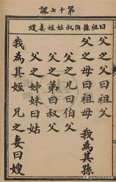 一本清朝的小学语文课本，美得不得了
