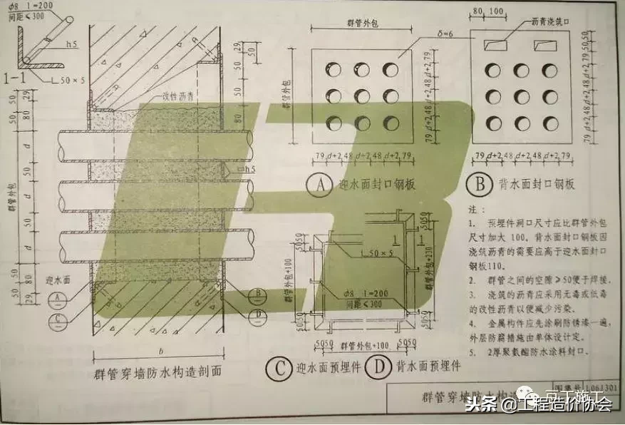 看完这个26个节点施工图，基础防水施工再也难不住你了！