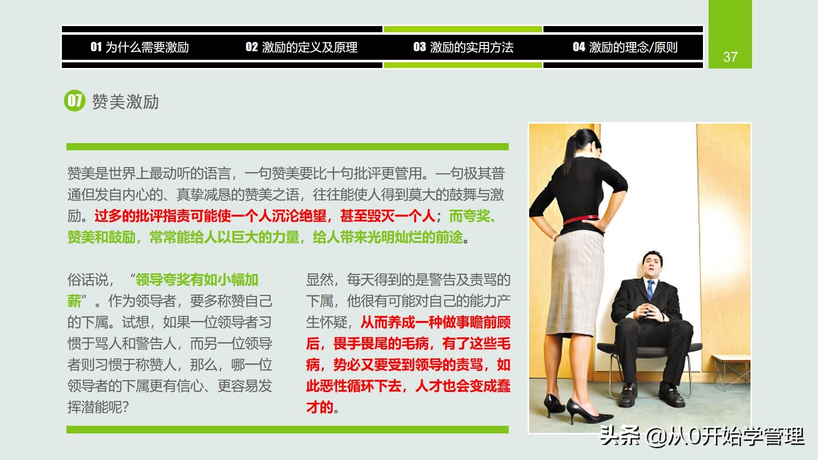 干货分享：用于中高层管理者培训，激励方法集萃