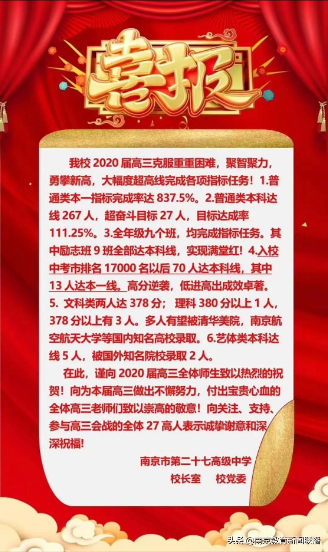 2020年高考，南京“考情”如何？速来围观权威发布！