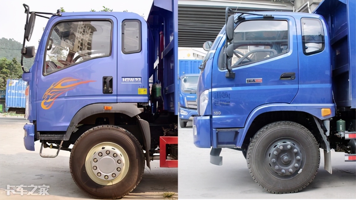 蓝牌自卸车PK，重汽豪曼H3和福田瑞沃E3，谁更适合干粗活？