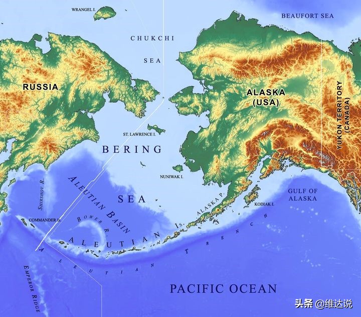 阿留申群岛：不仅抑制了向北冰洋进军，也是美国战略防御的一环。