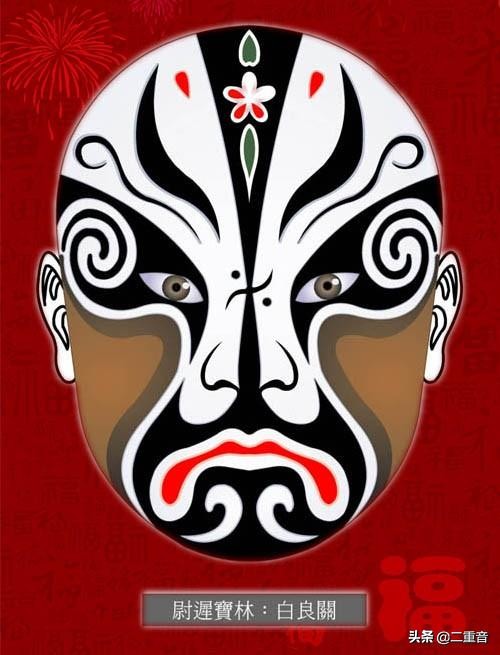 秦腔脸谱图片大全花脸(100种京剧脸谱及剧目详解(一),以后看戏不求人)
