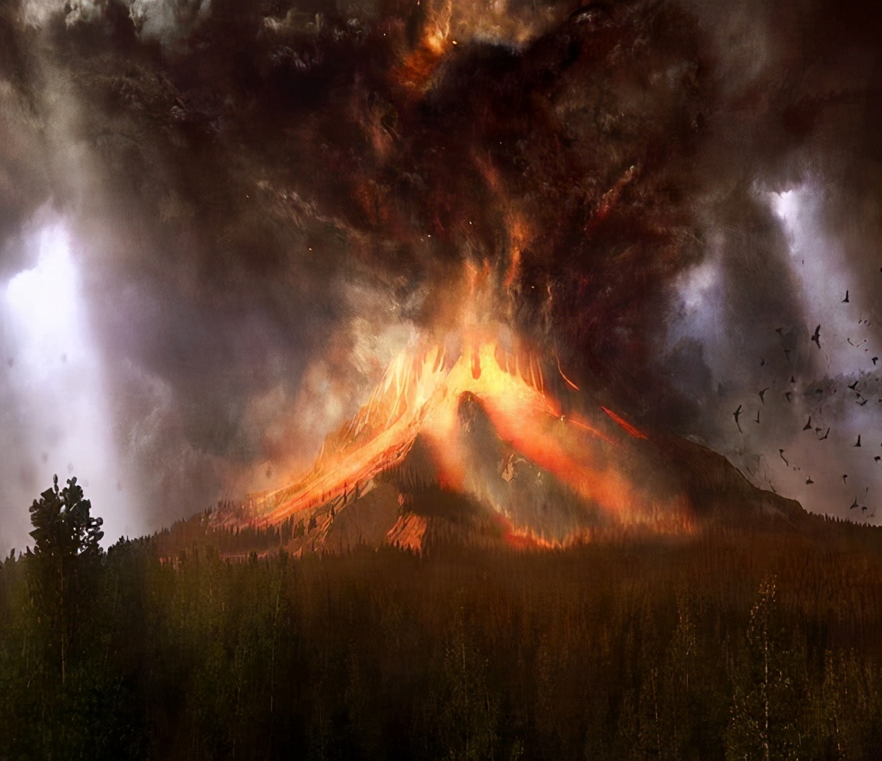 但各位不知道的是,在中国境内却有一座人类史上喷发过威力最大的火山!