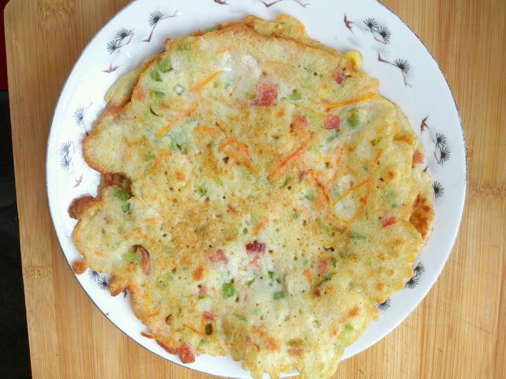 图片[6]-【苦荞蔬菜饼】做法步骤图 低脂美味 减肥的朋友也-起舞食谱网