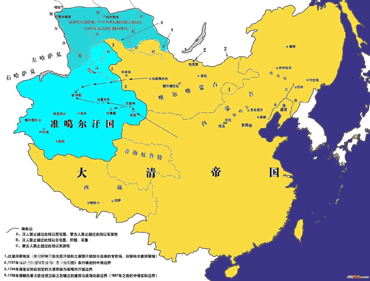 中国和俄罗斯瓜分了蒙古(蒙古帝国灭亡后的亚欧大陆领土争夺:中国和