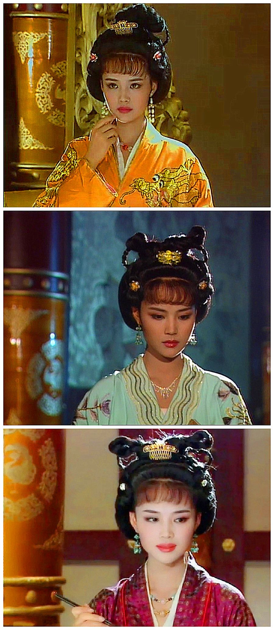 骄纵而野心勃勃,受武则天偏宠的太平公主(梁丽饰),也都是让观众无法