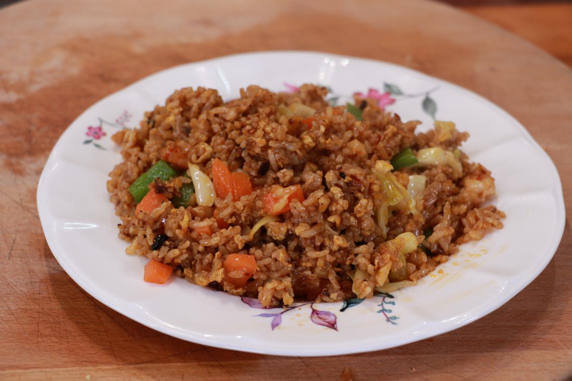 图片[5]-【虾仁豆豉炒饭】做法步骤图 美味解馋又有营养 挑食的孩子都-起舞食谱网