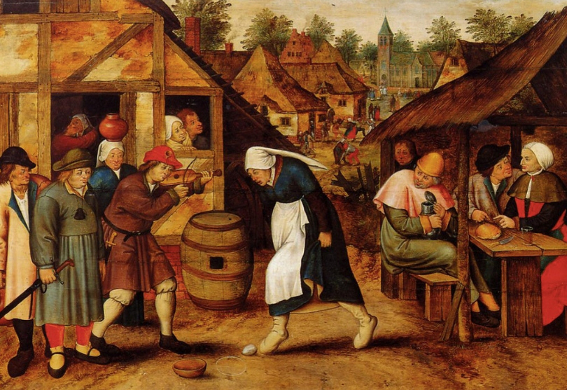 西方人的娱乐活动——蛋舞和鸡舞