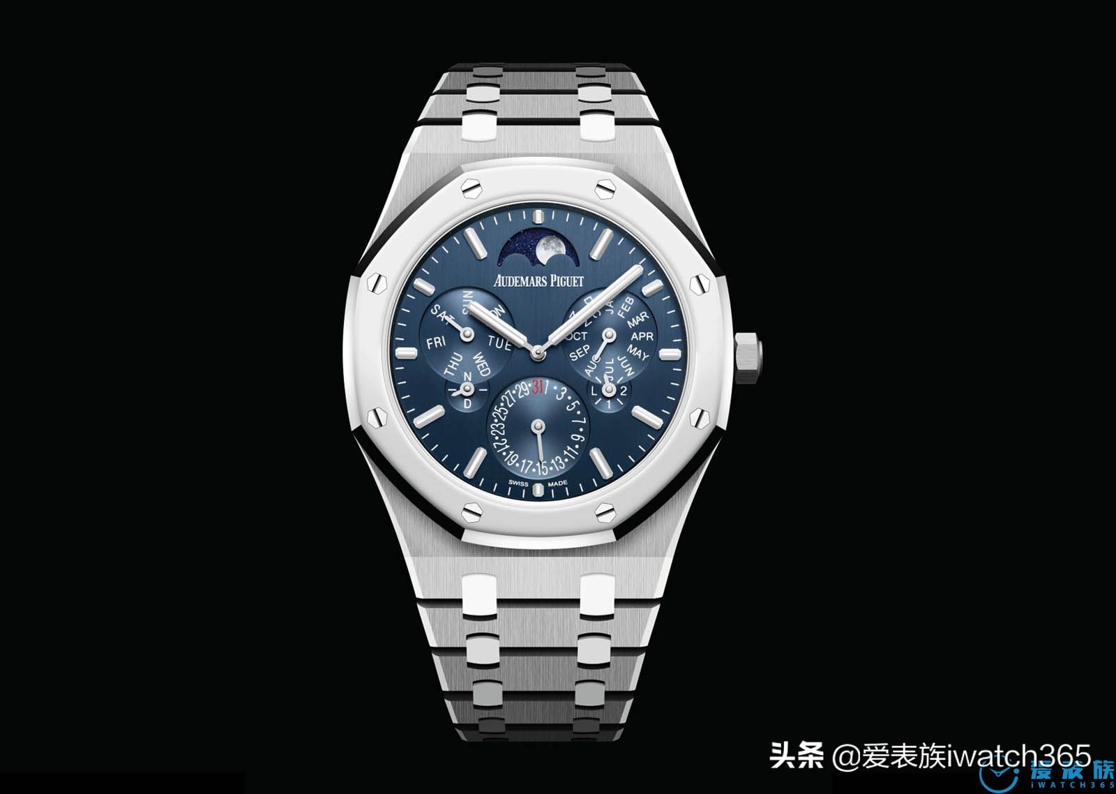 爱彼白色陶瓷万年历 概念成真---爱彼Audemars