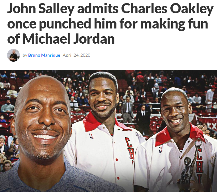 奧克利nba為什么不讓在（奧克利忠心護主的故事：薩利與喬丹開玩笑挨揍，被交易后難舍舊情）