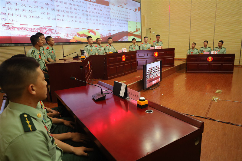 什么的比赛填空(“党史知多少？”武警福建总队漳州支队组织开展党史知识竞赛活动)