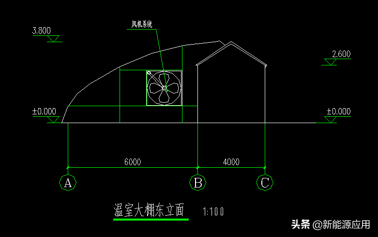 快速装配式几字钢日光温室，附详细说明。