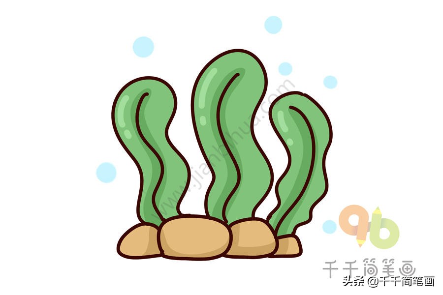 海草简笔画(小鱼简笔画)-第10张图片