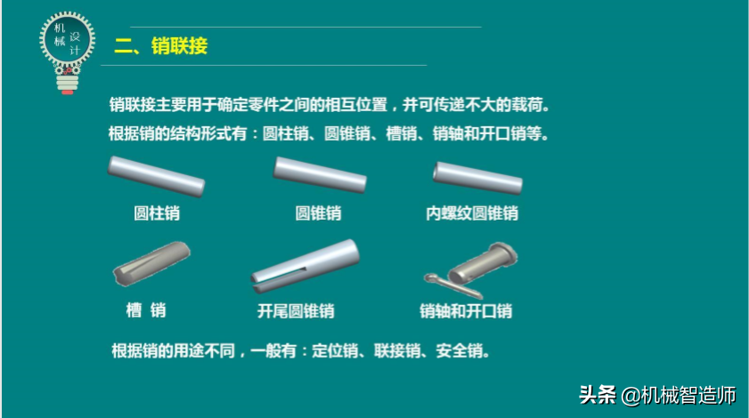 键联接和销联接不可马虎，49页PPT讲解键联接和销联接所有内容