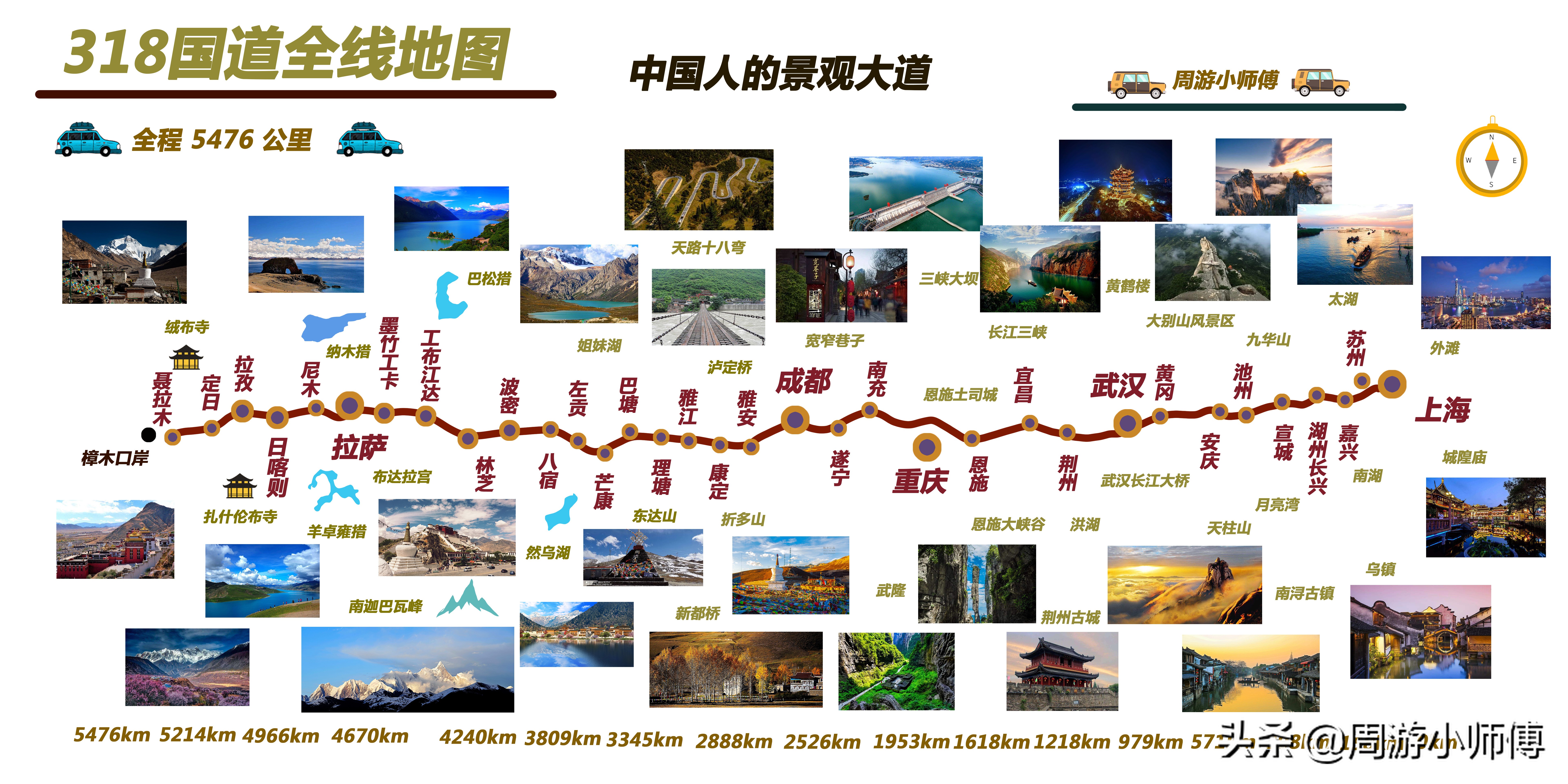 国内经典顶级自驾路线有哪些？10大顶级自驾路线地图攻略分享