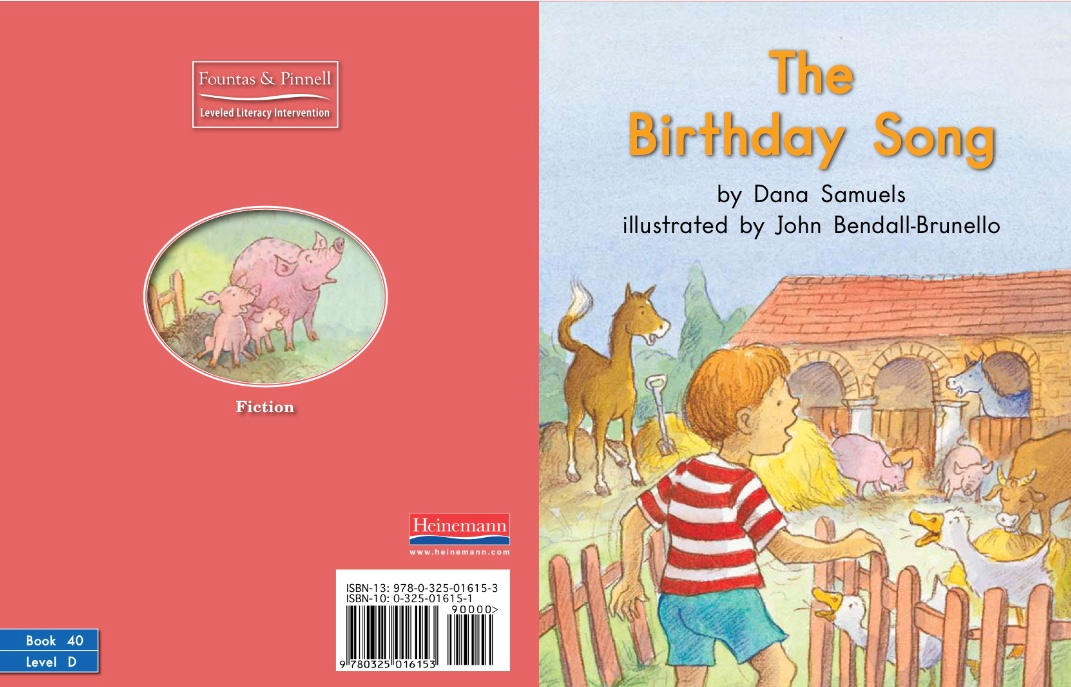 英语有声绘本阅读:《The Birthday Song》听小猪唱歌