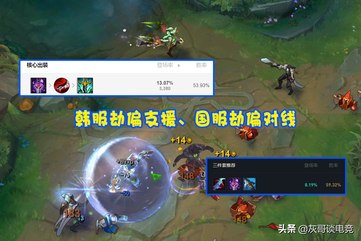 LOL同样的英雄，出装却大不相同，LPL与LCK玩家理解差异有多大？