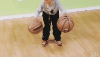 学会打篮球需要多久（从“篮球小白”到“小小篮球手”需要多久？米能的答案是三个月）