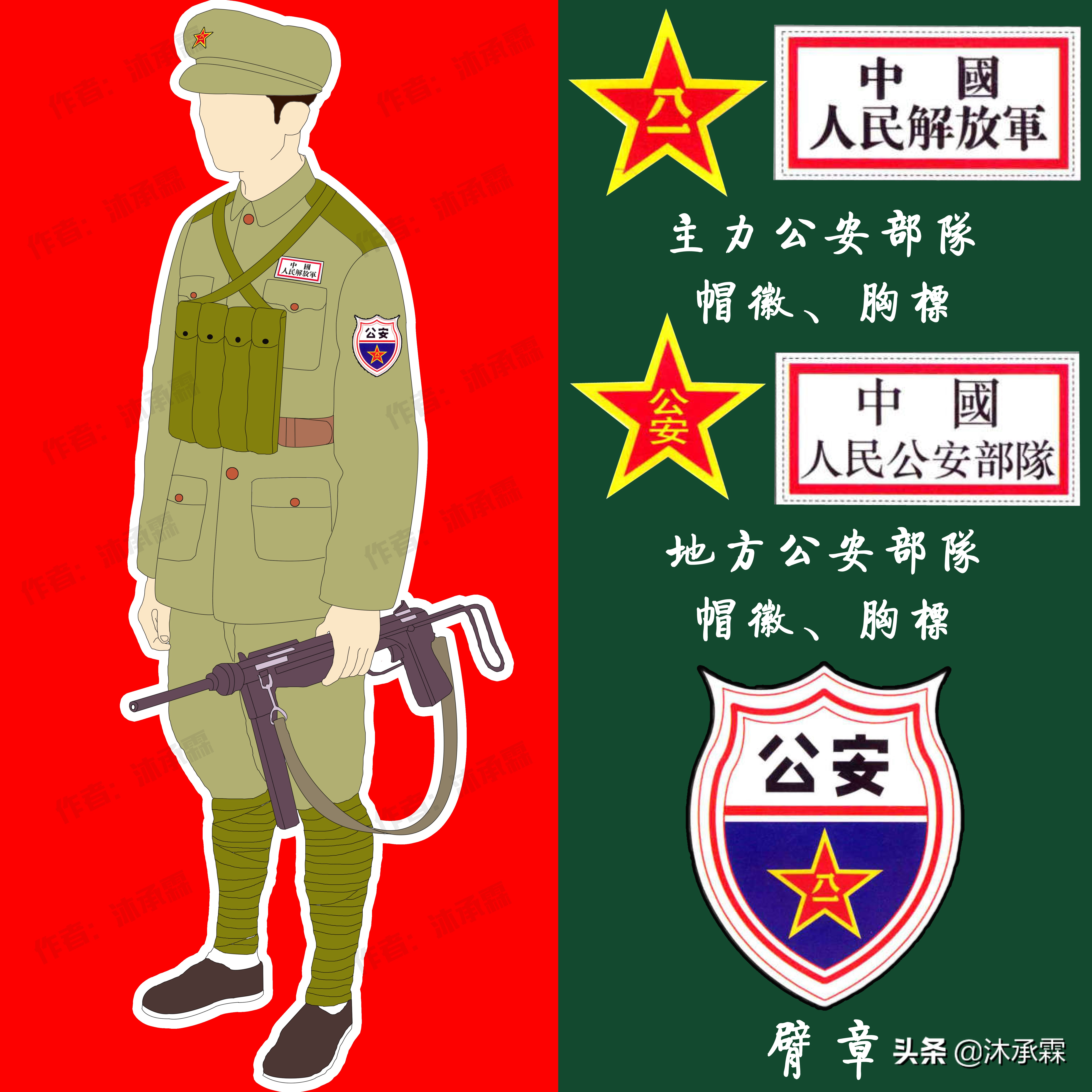 我国武警部队服装变迁:感受这支多次改制的光荣部队历史