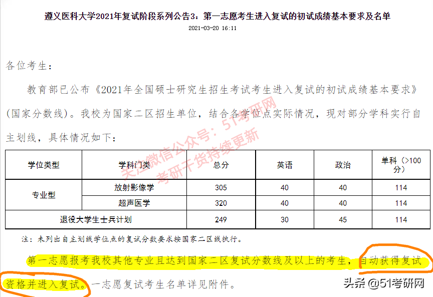 初试过线就能被录取！还不用复试的神仙院校合集