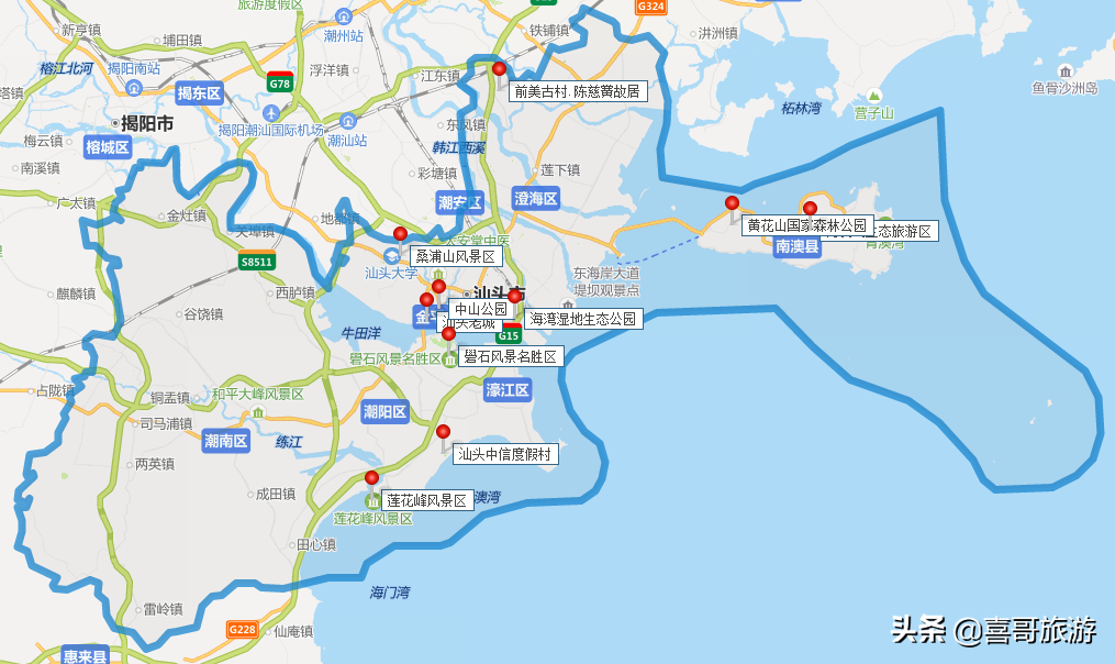 广东汕头十大景点有哪些？自驾游玩如何安排行程路线？