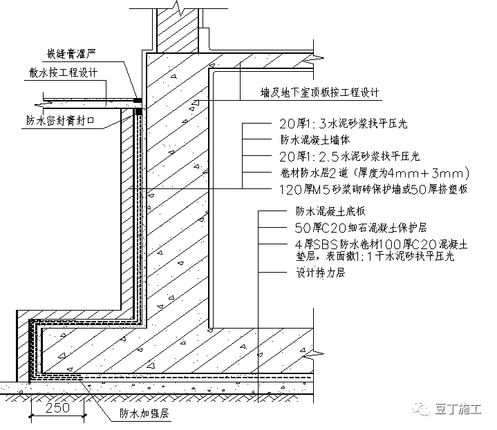 看完这26个节点施工图，建筑基础防水施工那些事就再也难不住你了