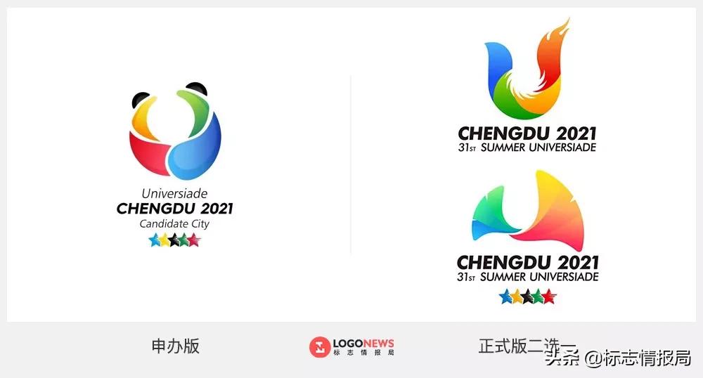 奥运五环所代表的五个大洲的名称(成都大运会会徽和吉祥物发布，这只熊猫有