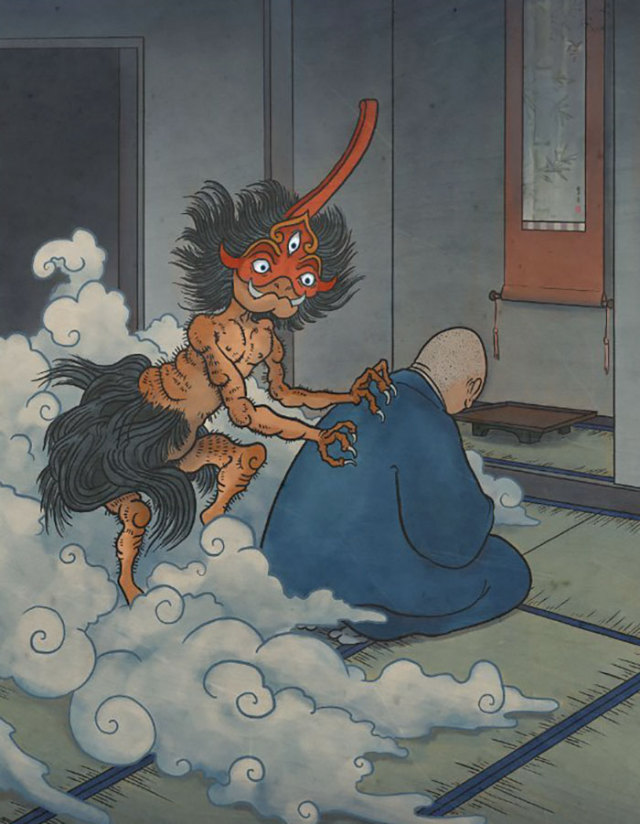 我们的邻国日本也有属于自己的神话体系,但大部分日本神话中的妖怪都