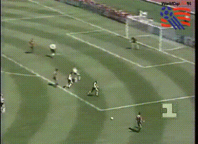 94世界杯西班牙11德国（1994年世界杯十大精彩进球欣赏，第一球长途奔袭经典记忆）