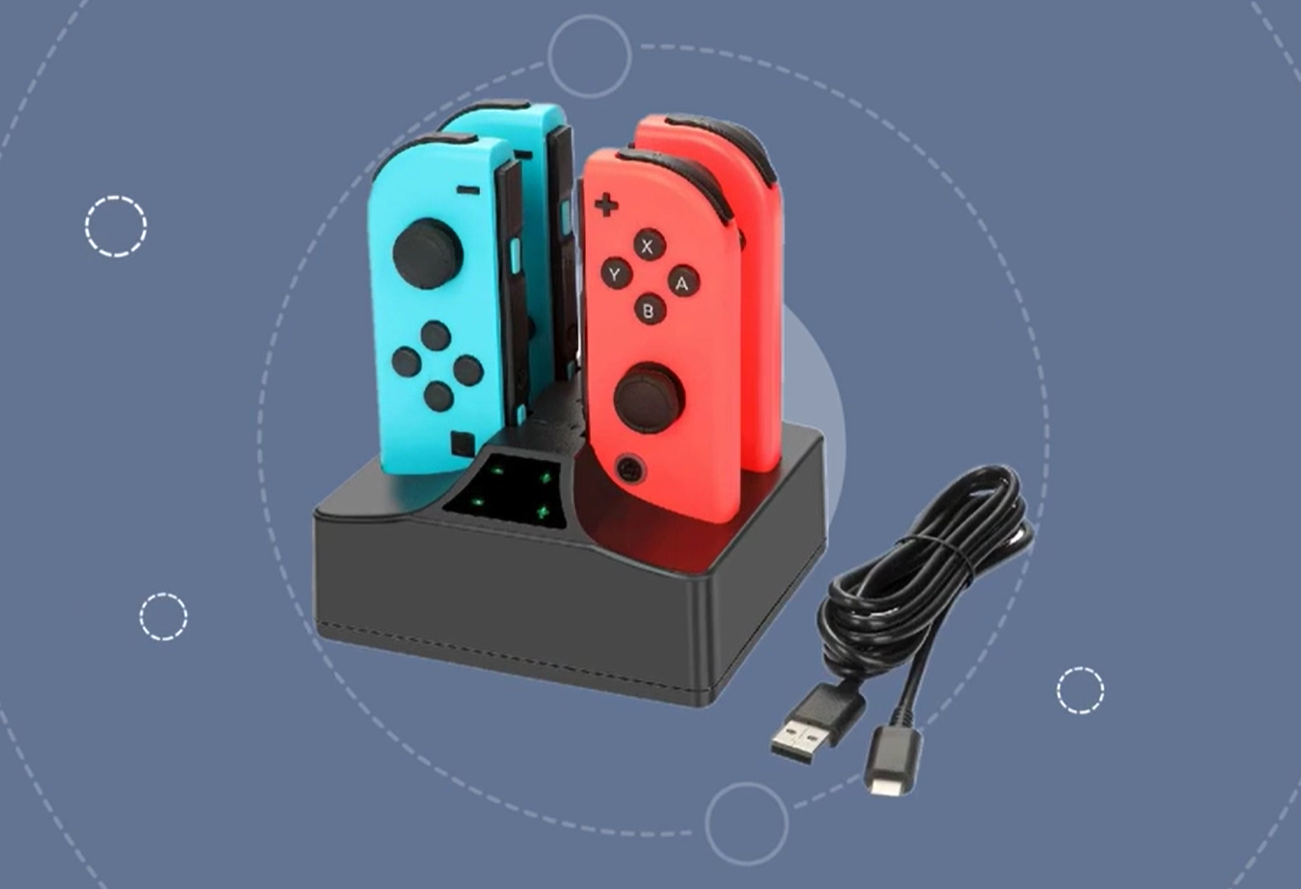 switch pro手柄充电怎么充电(一文了解switch手柄的四种充电方法)