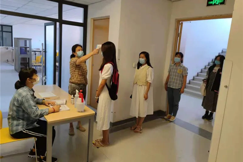 英迪国际学校举行开学疫情防控演练