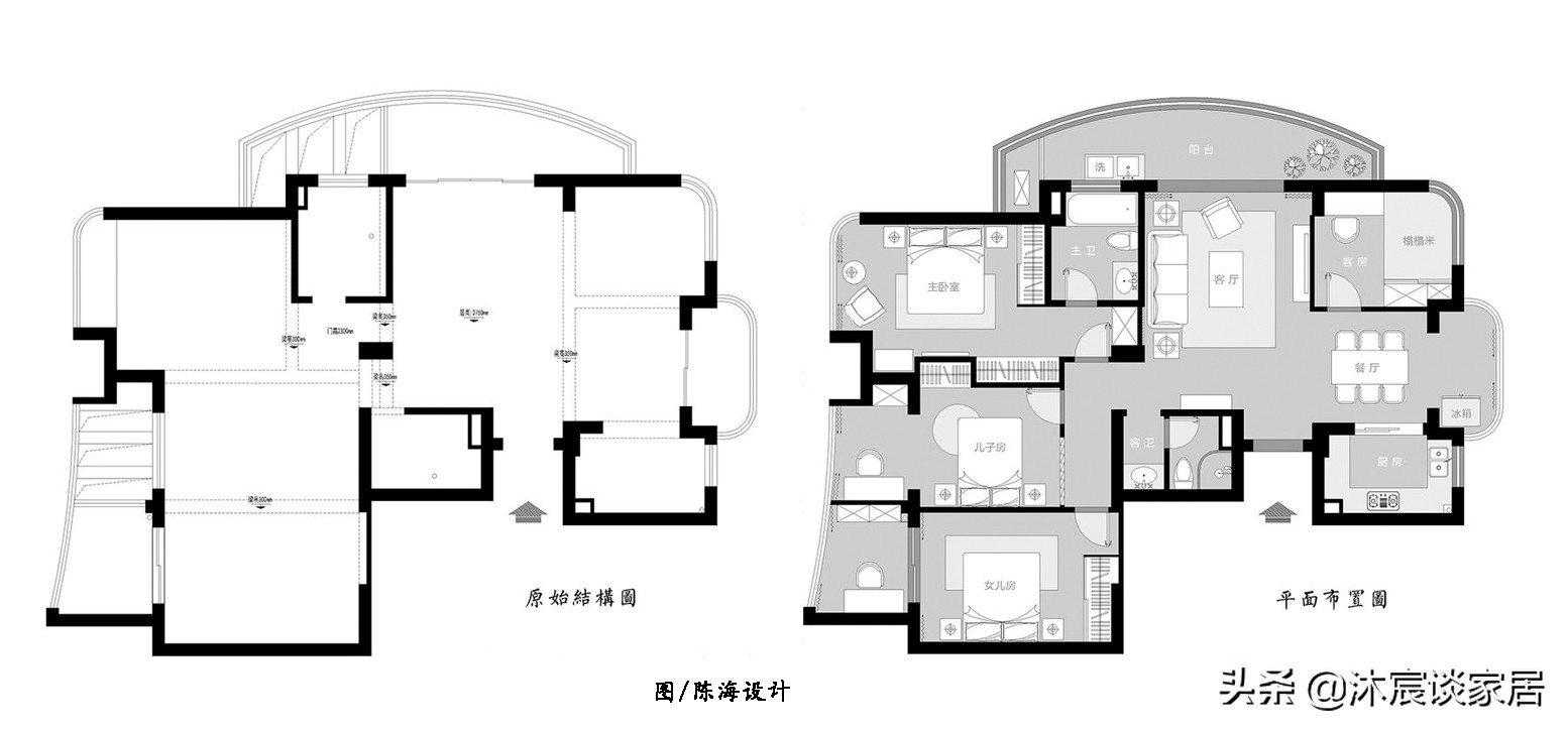 第二次装修，她选择了日式原木风，这种简单又治愈的氛围让人心安