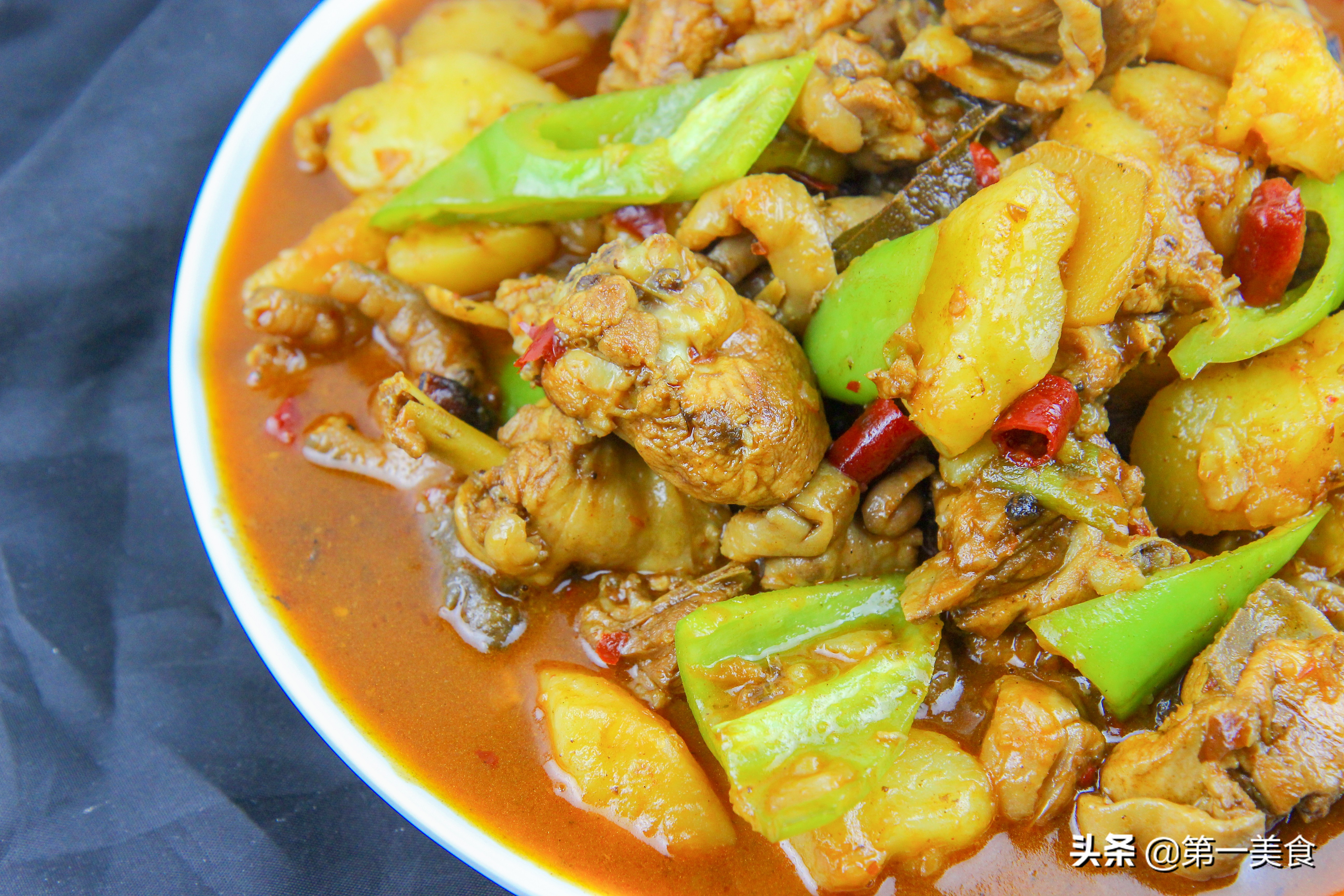 家常大盘鸡烹饪方法