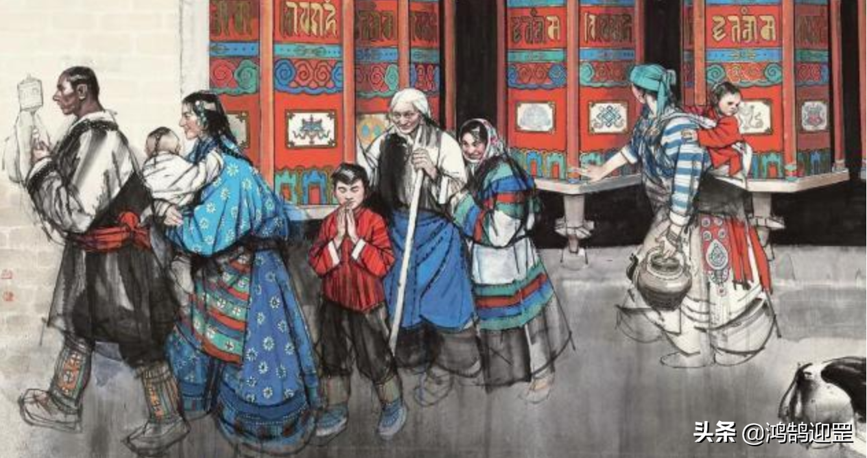 史国良买猪图(史国良的传奇人生，从凡人到高僧再到名画家，还俗后作品拍出千万)
