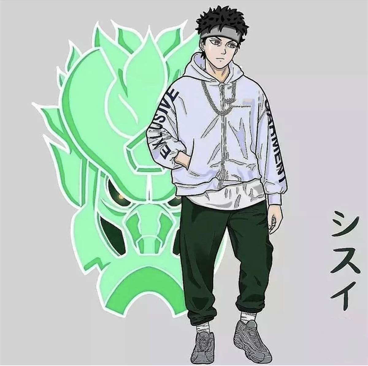 当《火影忍者》中的人物都穿上了潮牌服装,可能颜值要重新排序了