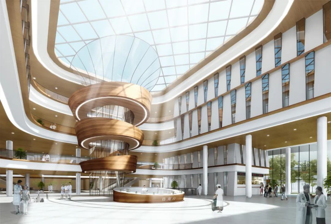 蚌埠医学院第一附属医院心脑血管中心设计效果图太美了吧！