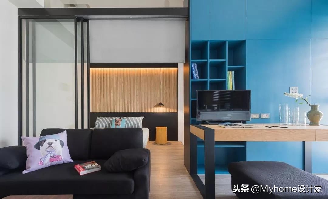 黑框玻璃隔断装修效果图，现代简约窗景改造灵感