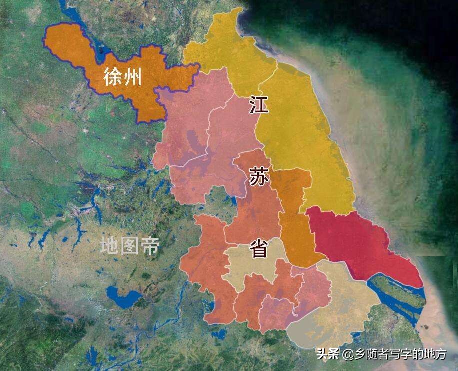 徐州是哪个省的城市，徐州在中国地图的位置