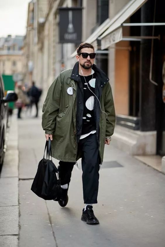 男装裤子叠法陈列图片(时尚达人的叠穿大法) - 赤虎壹号